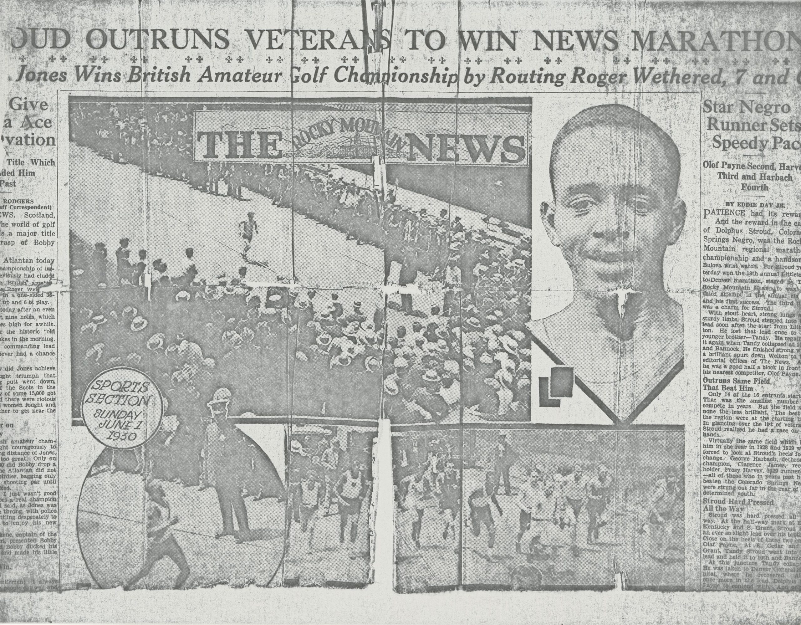 Race the Opera Dolphus Stroud Olympics 1930 News